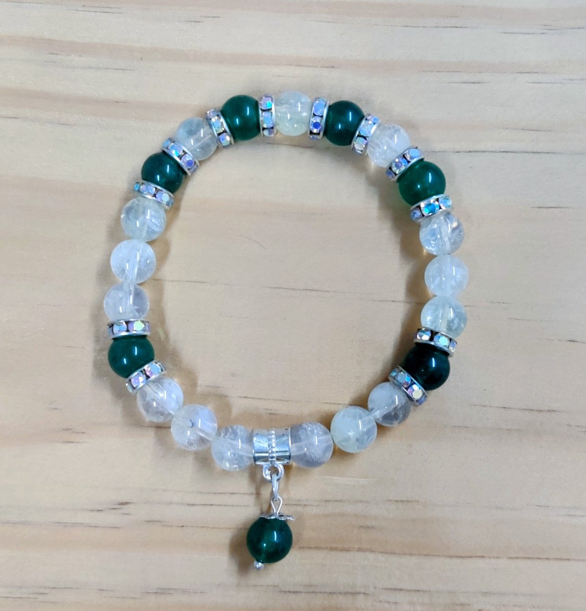 Pulsera de Piedra Natural Citrino y Aventurina 8 mm