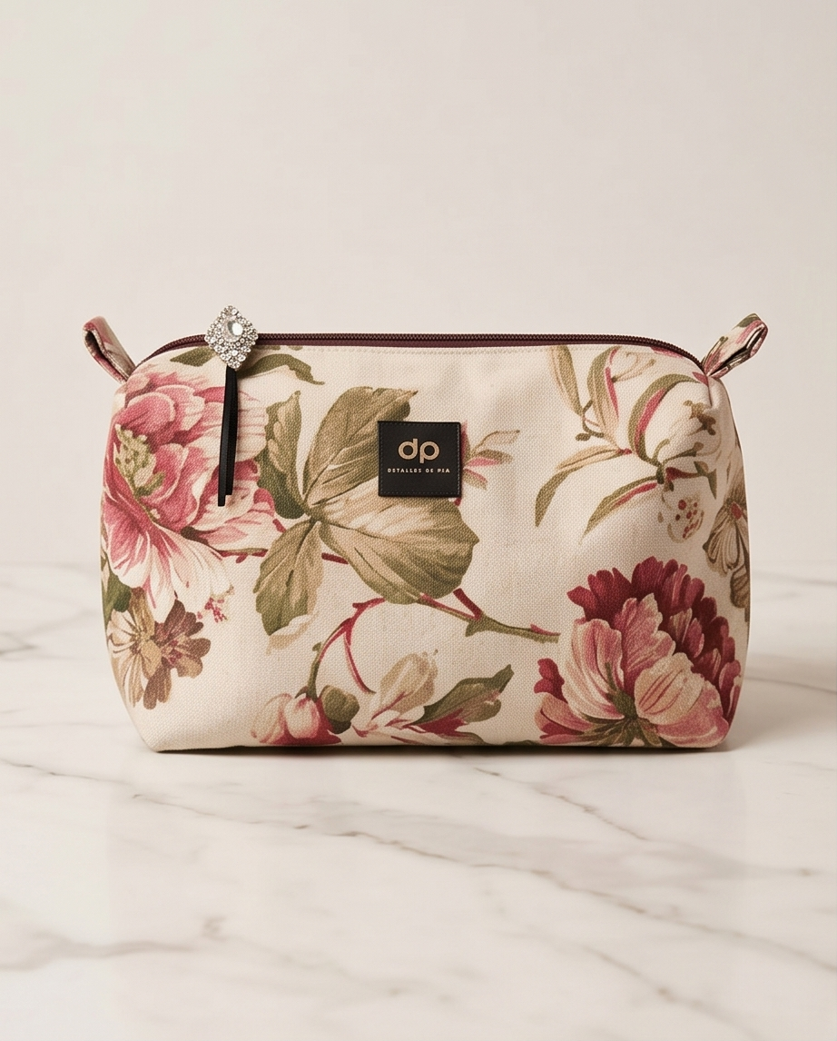 Neceser de Algodón y Felpa.