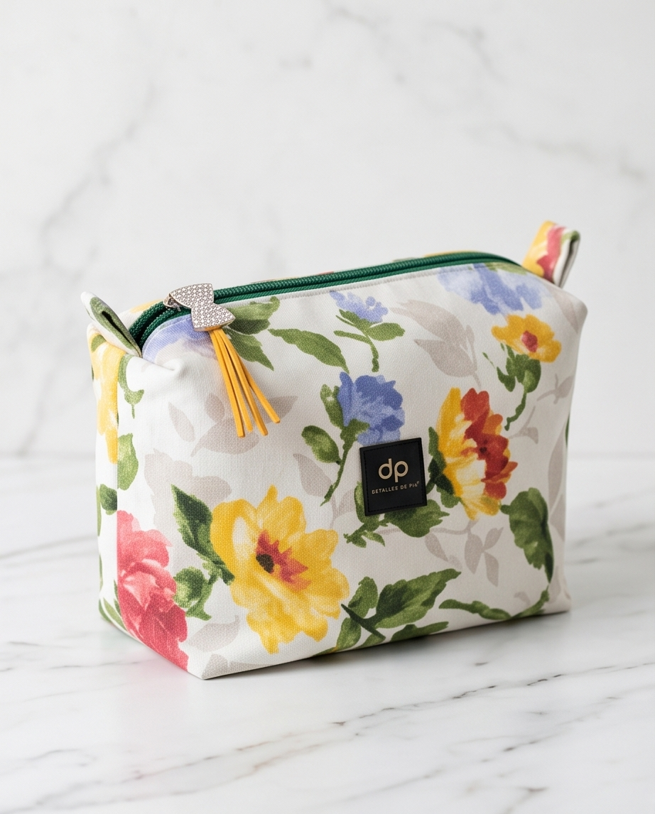 Neceser de Algodón y Felpa.