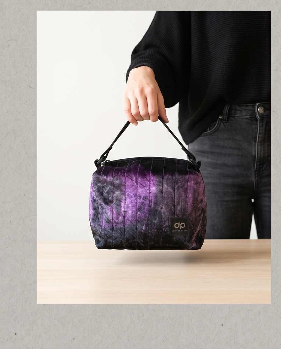 Neceser de Algodón y Felpa.